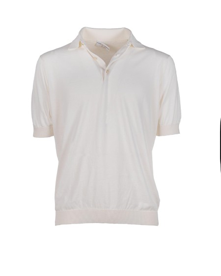 Shop FILIPPO DE LAURENTIIS  Polo Shirt: Filippo De Laurentiis short-sleeved polo shirt in cotton.
Ribbed cuffs and bottom.
Composition: 100% cotton.
Made in Italy.. PL1MC SI18R -020